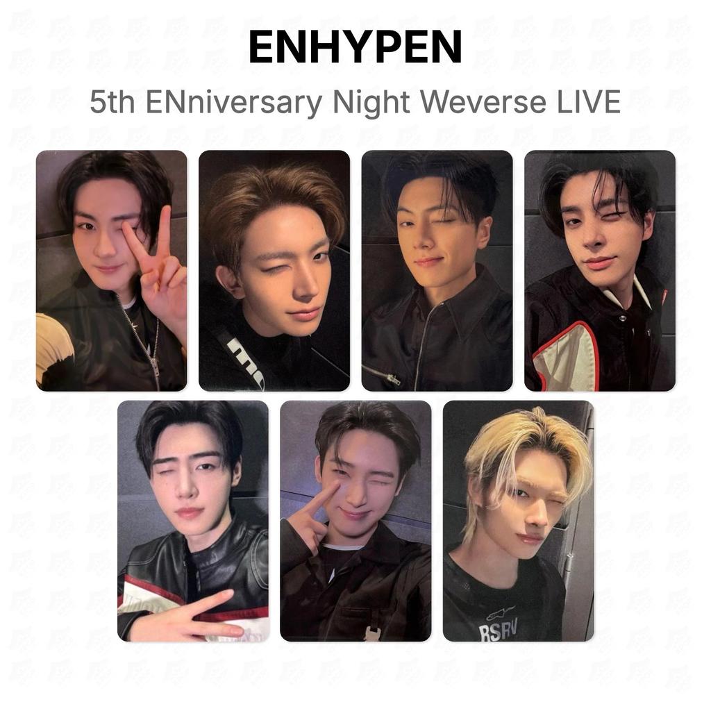 ENHYPEN 5th ENniversary Night Weverse LIVE Official Photocard