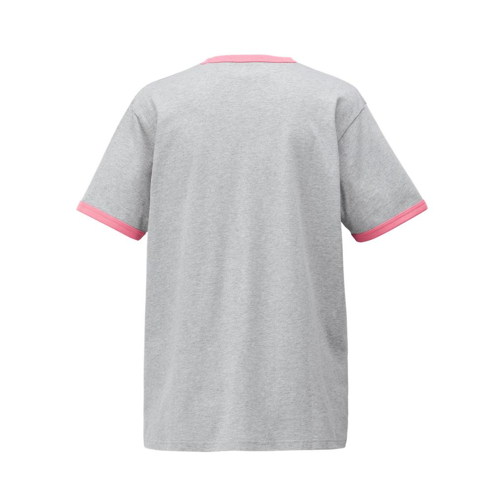 Onitsuka Tiger Graphic Tee Fashionable Short Sleeve T-Shirt Unisex Tops Gray 2183B199-021