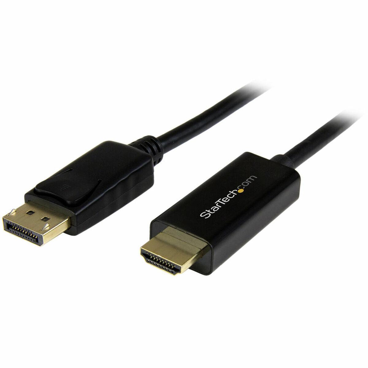 

Câble DisplayPort vers HDMI Startech DP2HDMM2MB (2 m) Noir
