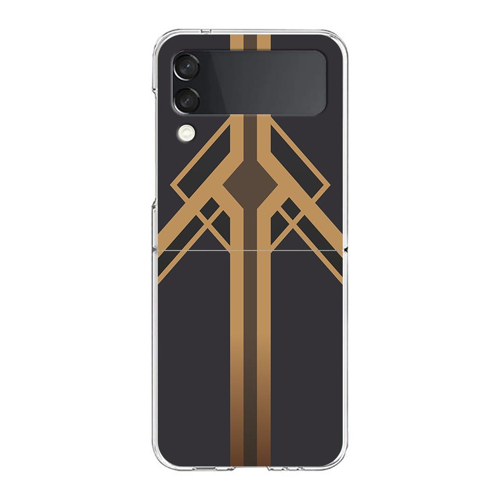 Phone Case For Samsung Galaxy Z Flip 3 4 5 Hard Folding Clear PC Honkai Star Rail Game Same Style For Samsung Z Flip 6 Cover