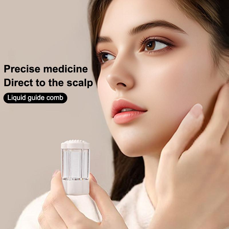Hoofdhuid Applicator Minoxidil 1-8ml Essence Haargroei Vloeistof Bal Massagekop Medicijn Toediening Smeer Vloeistof Gids Kam
