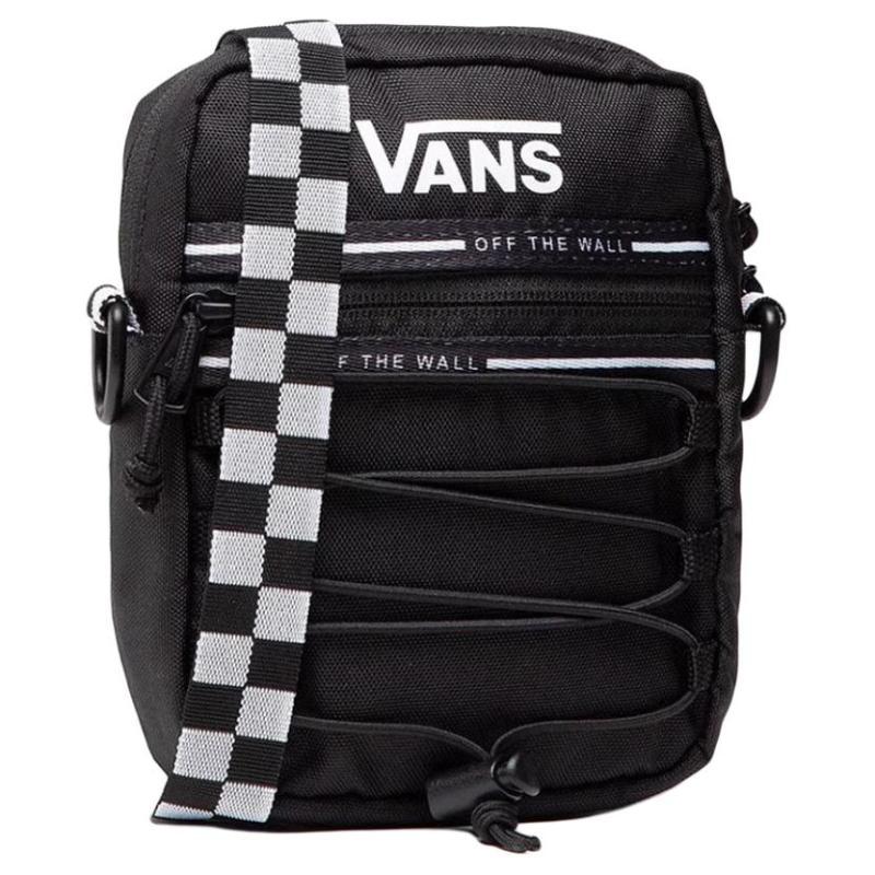 Vans Nylon With Polyester Shoulder Bag, Crossbody Bag Regular Unisex Black Vans VN0A48HKY28