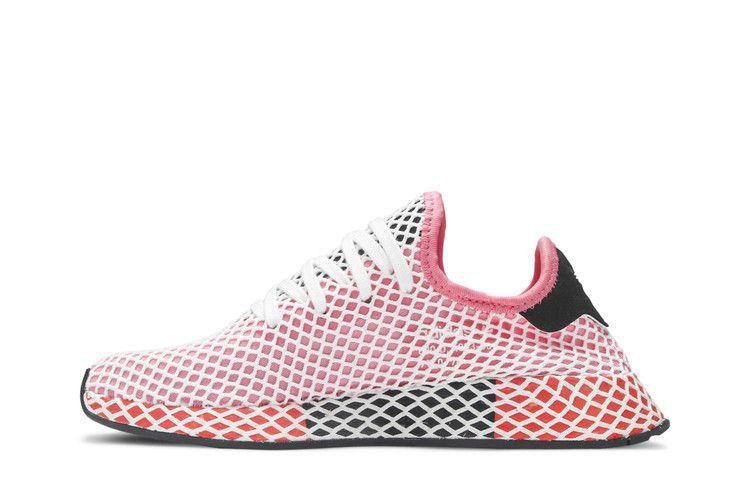 Women's Sneakers adidas Deerupt Core Black Chalk Pink (Women's) Core Black/Core Black/Chalk Pink