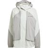 Terrex Xploric Wind.Rdy Outdoor Water-Repellent Windproof Breathable Hooded Long Sleeve Jacket Women Jacket Linen-Green Pure-Grey KA5151