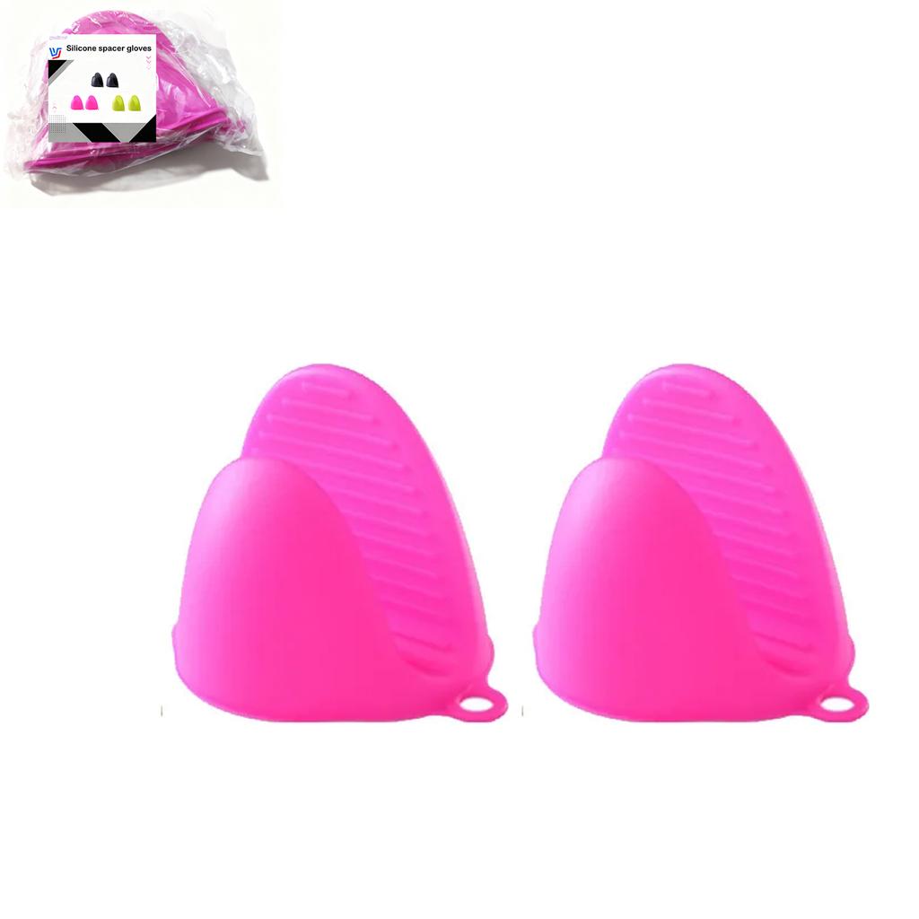 Heat Resistant Silicone Pot Holders Oven Mitts Gloves Kitchen Anti-Scald Tool for Hot Pans Plates Baking Cooking Gadgets