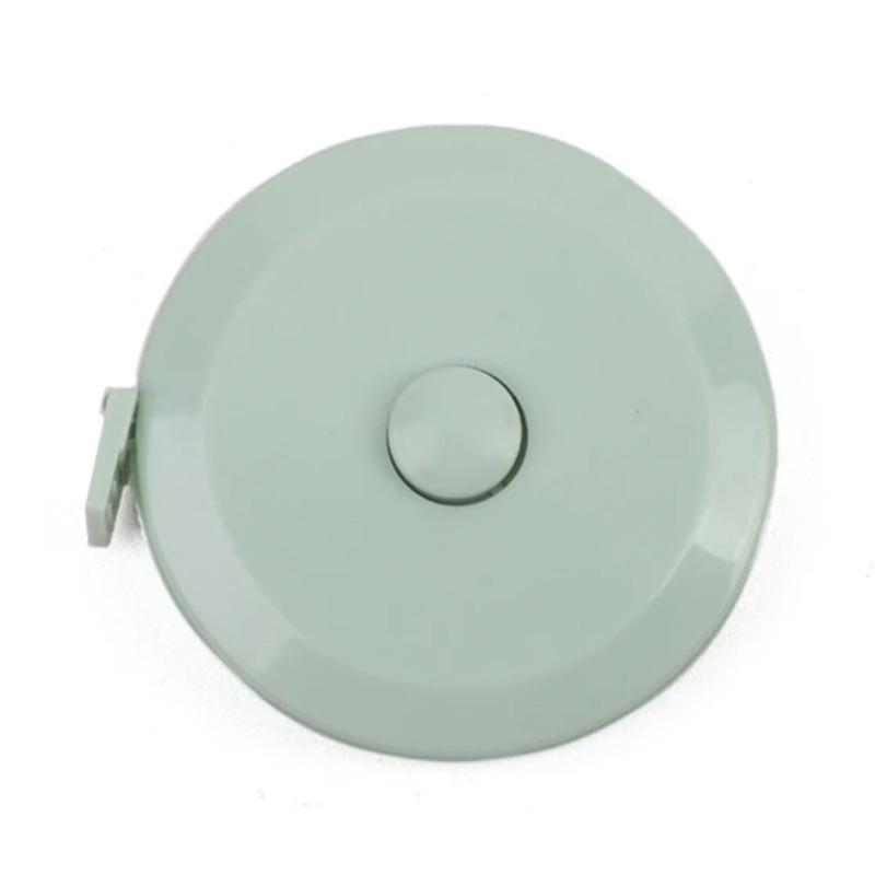 1PC 1.5m Small Tape Measure Portable Student Soft Leather Three Measurement Clothes Automatic Recycling