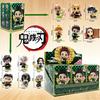 YENİ Q Posket Figür  Demon Slayer Mini Figür 5 Adet 10 Adet 12 Adet 15 Adet Setler Kimetsu No Yaiba Küçük PVC Bebekler Masaüstü kutusu