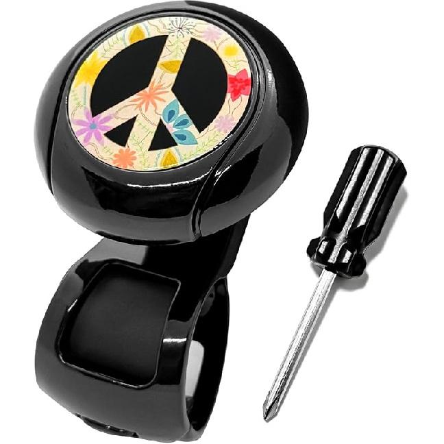 Cute Footprint - Steering Wheel Knob Spinner, Universal Non-Slip - Fit For Cars, Trucks, Boats Rv Bus Tractor & More