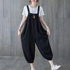Legere Jumpsuits für Damen Sommer Große Größen Koreanische Lockere Harlan Jumpsuit-Hosen Einfarbige Damen Träger-Overalls