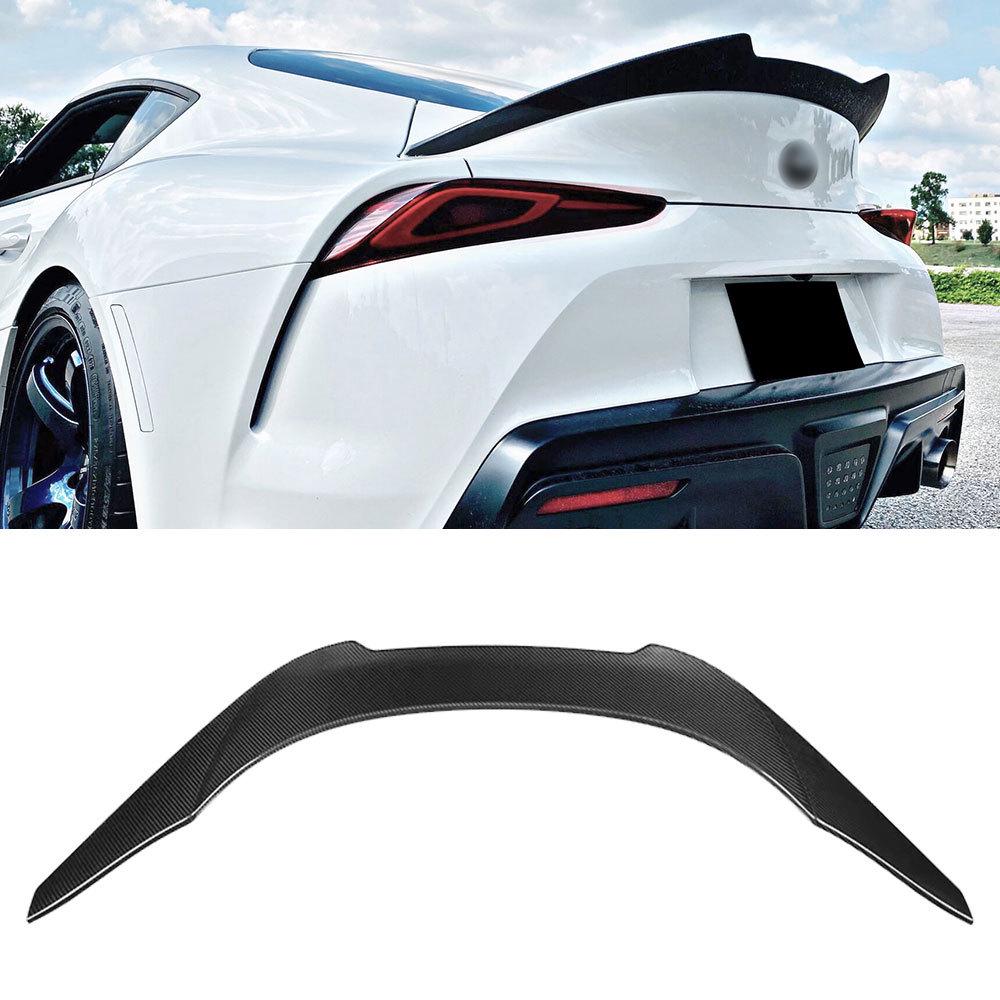 Toyota Supra A90/A91 Wet Carbon Fiber V-Style Rear Wing Air Deflector