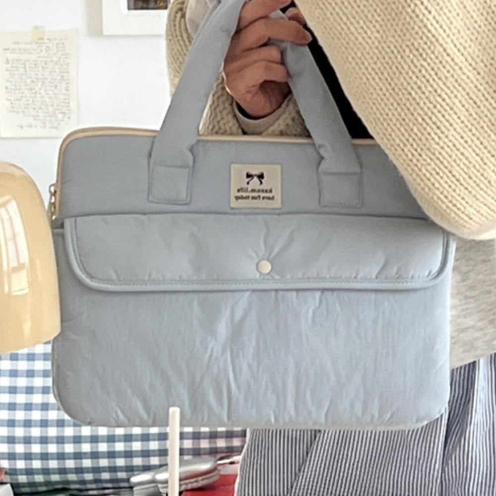 with Handle Portable Laptop Bags Bow Notebook Sleeve Handbags Laptop Case  Office Use