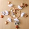 Baby soothing bed bell, children's room decoration animal kingdom wind chime pendant, baby sleeping bedside bell toy