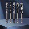 3/4/5 Pcs Tile Drill Bit 6/6/8/10/12MM Concrete Drill Bit Set Eccentric Twist Drill Bit for Tile Brick Plastic Cement Wood Glass