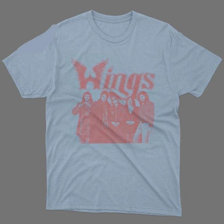 

Paul McCartney Got Back 2025 Wings Band TShirt Lightblue Fans Gift Size S3XL Unisex T-Shirt XXL