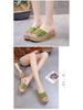 Women's 2019 Korean-Style Summer Platform Wedge Sandals - Thick Sole One-Strap Slippers