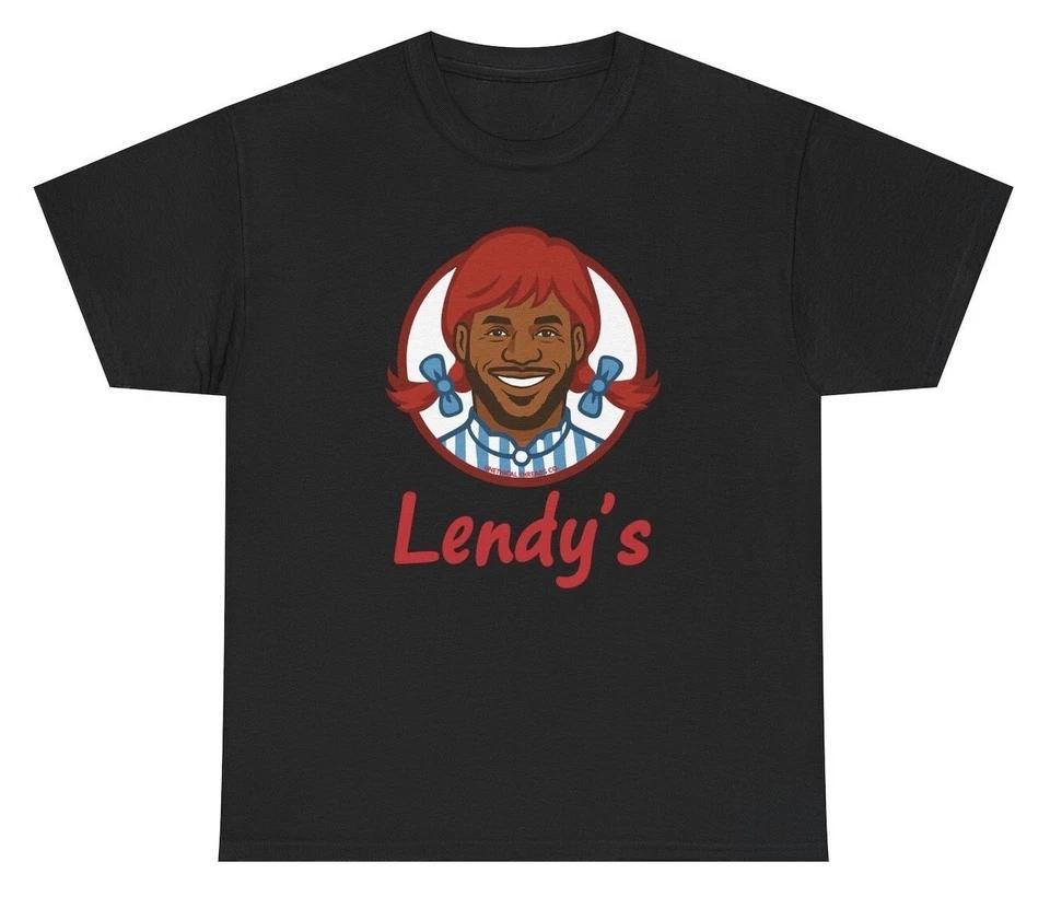 Lendys T Shirt Funny Lebron Basketball Fast Food Meme Gen Z Parody Tee S
