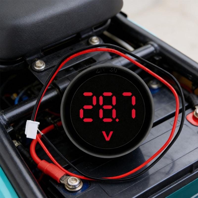 High Precisions Voltmeter Circular Voltage Gauge Meter With 4V 100V Ranges For Circuit Diagnosis And Equipment Maintenance