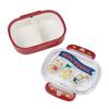 MIKI HOUSE Lunch Bear Made In Microwave and Dishwasher Suitable for Boys and Bento Red Box, 360ml, Design, Japan, Safe, Girls, Baby, Kids,