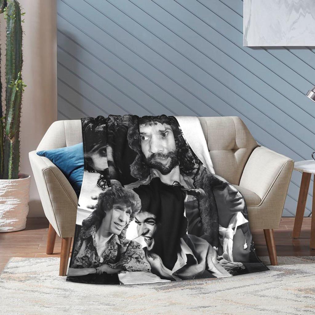 Camarons De La Isla Flamenco Sänger Wolle Mode Decke Musik Rock Lustiger Überwurf Mode Decke für Zuhause 125*100cm Ultra-Weich