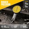 0-0.8mm Range Dial Test Indicator Yellow High Accuracy Gauge  For Machine Setup