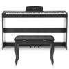 88 Key Fully Weighted Digital Piano Dual Keyboard Mode Cabinet Bracket Bench