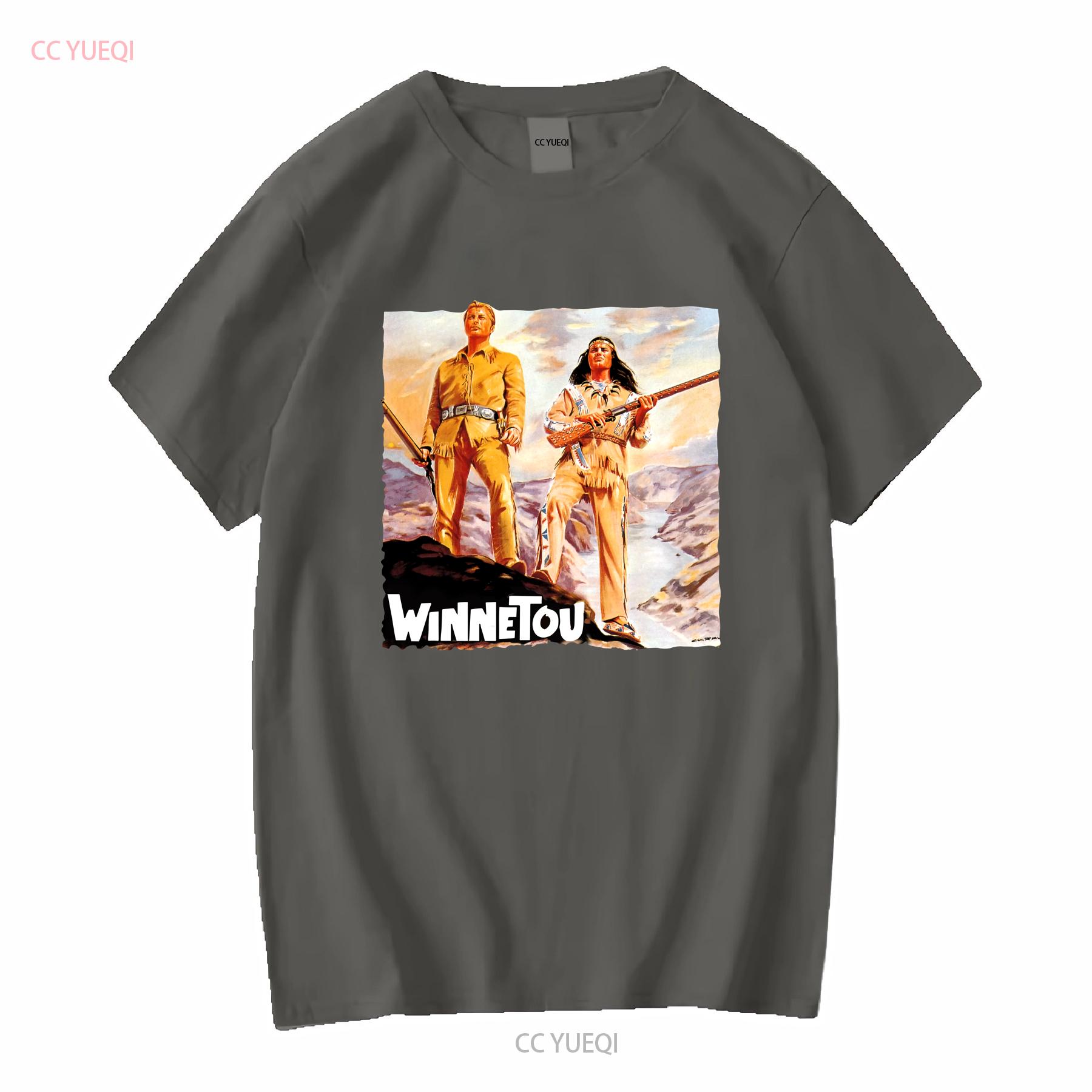 

Winnetou T shirt Natural Vintage Cotton Movie Poster Beige All Sizes S M L X vintage Washed Comfortable Casual Stylish Slightly XL