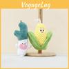 Plush Enchanting Soft Onion And Corn Keychain Cute Vegetable Accessory Gift
