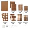 Across Furniture Leg Pads with 3M Strong Adhesive, Prevents Scratches On Flooring, 9 Sizes, 189 Pieces, 3mm Thickness, Floor Protection, Felt Sheet, D