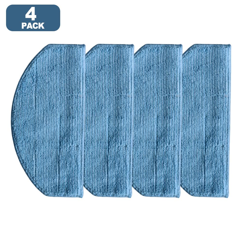 Replacement Mop Cloth Kit for For uninell UR1 Robot Vacuum Cleaner Wiper Blade Compatible Microfiber 4 Pack or 10 Pack