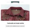 Spring & Autumn Long-Sleeved Top for Grandma, Perfect for 60-70-Year-Old Women