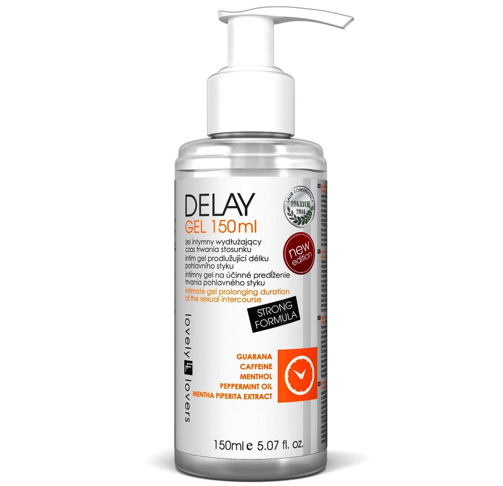 Delay Gel Lube prolongeant le temps des rapports pour les hommes 150 ml