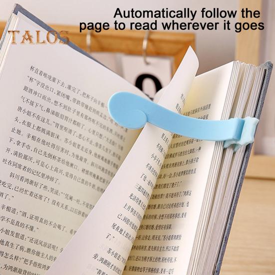 3Pcs Automatic Bookmark Clip Soft Silicone Book Clip Easy Page Marker Smart Bookmark Silicone Revolutionary Book Page Marker
