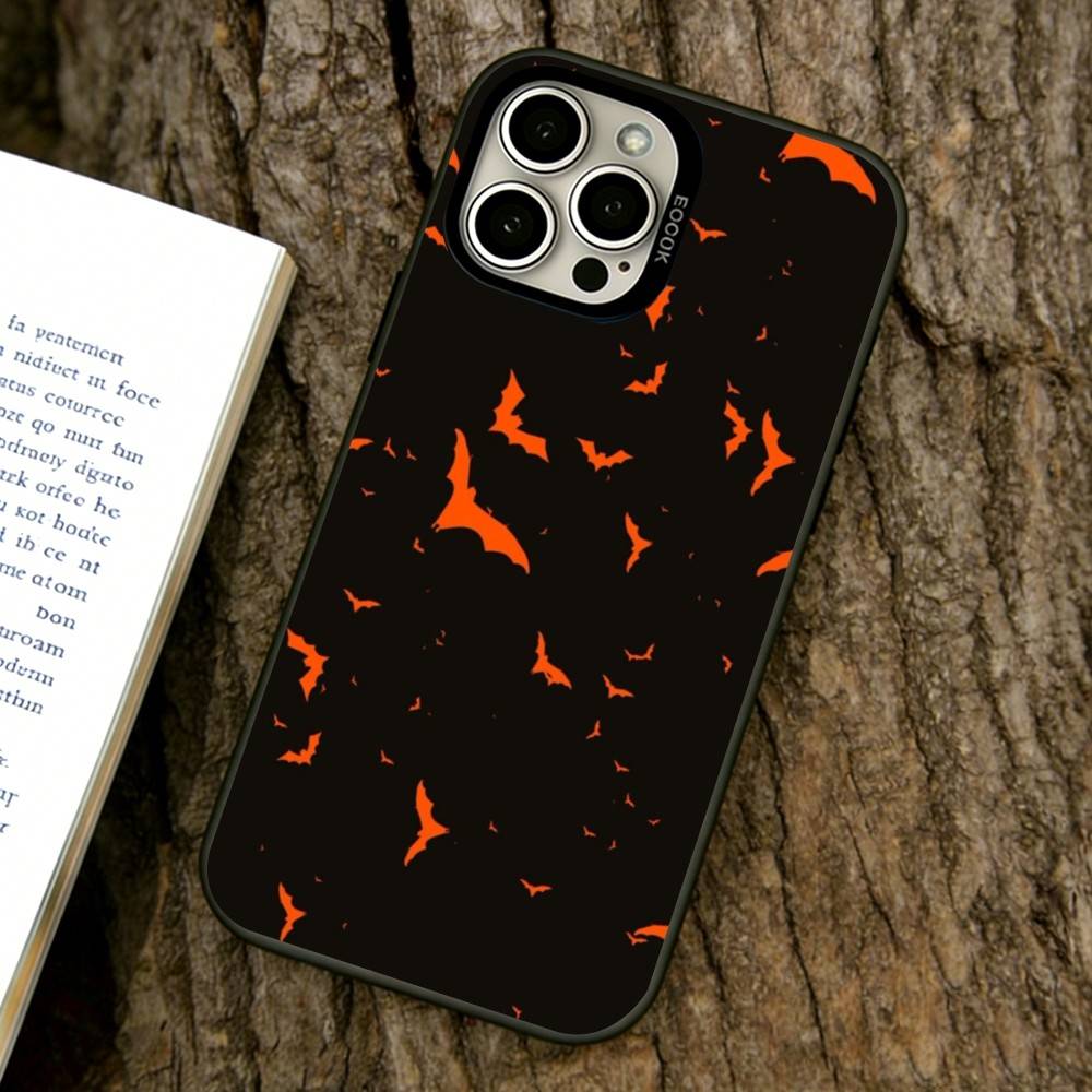 Halloween Pumpkin Head Phone Case For iPhone 17,16,15,14,13,12,11 Plus,Pro Max,XS,Colorful Silver Phone Case Funda Cover