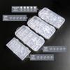 500pcs Aluminum Crimp Sleeves Connector Kit 5 Sizes Single Double Barrel Crimp Sleeves for Fishing Line