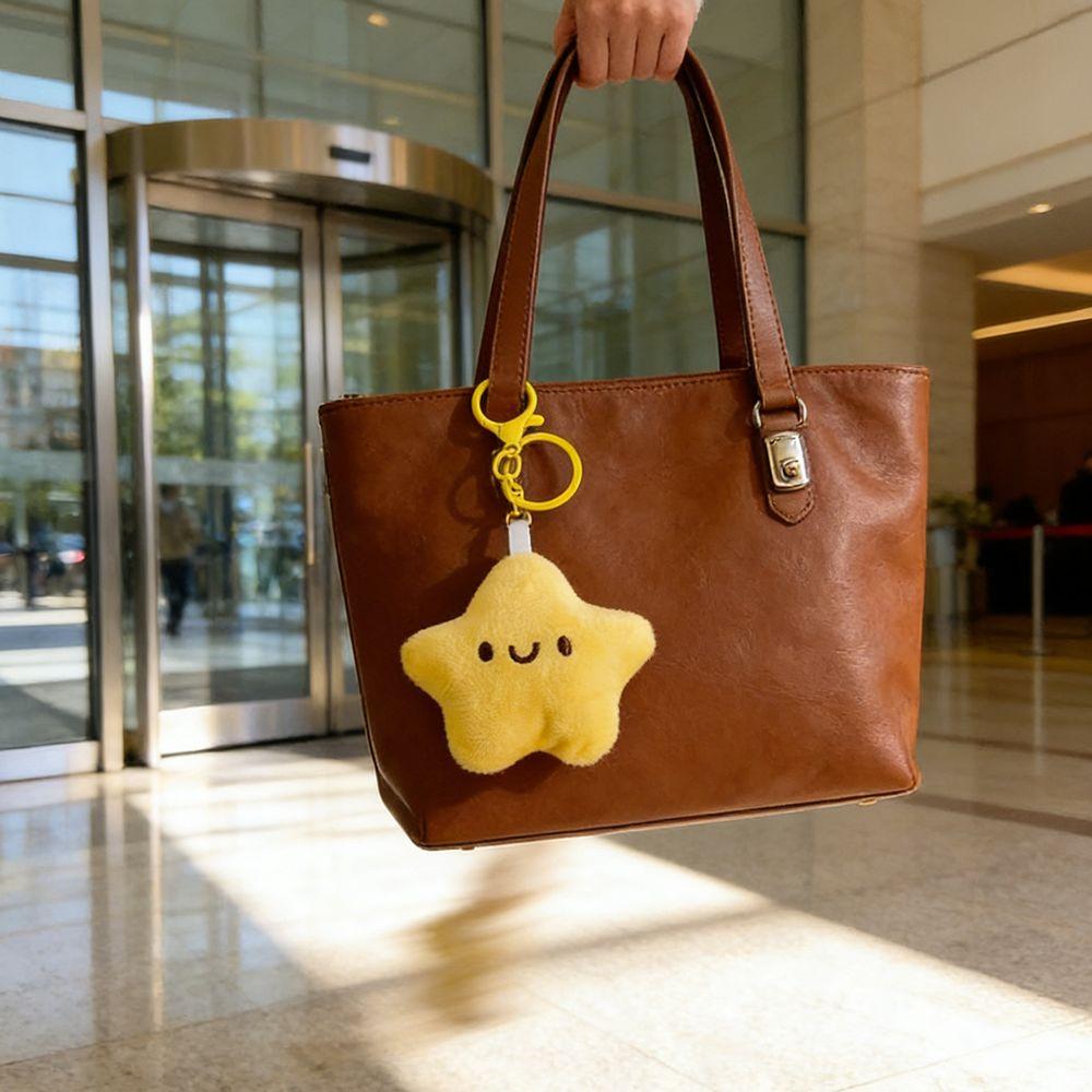 Friendship Plush Star Keychain Cartoon Star Pendant with Lanyard  Graduation Gifts