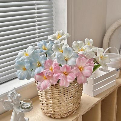 Hochwertige PU Brauner Tulpenblumen-Dekor für Wohnzimmer & Hochzeitsfotografie