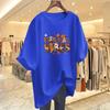 Korean Style Women's Summer Cartoon Casual Loose T-Shirt