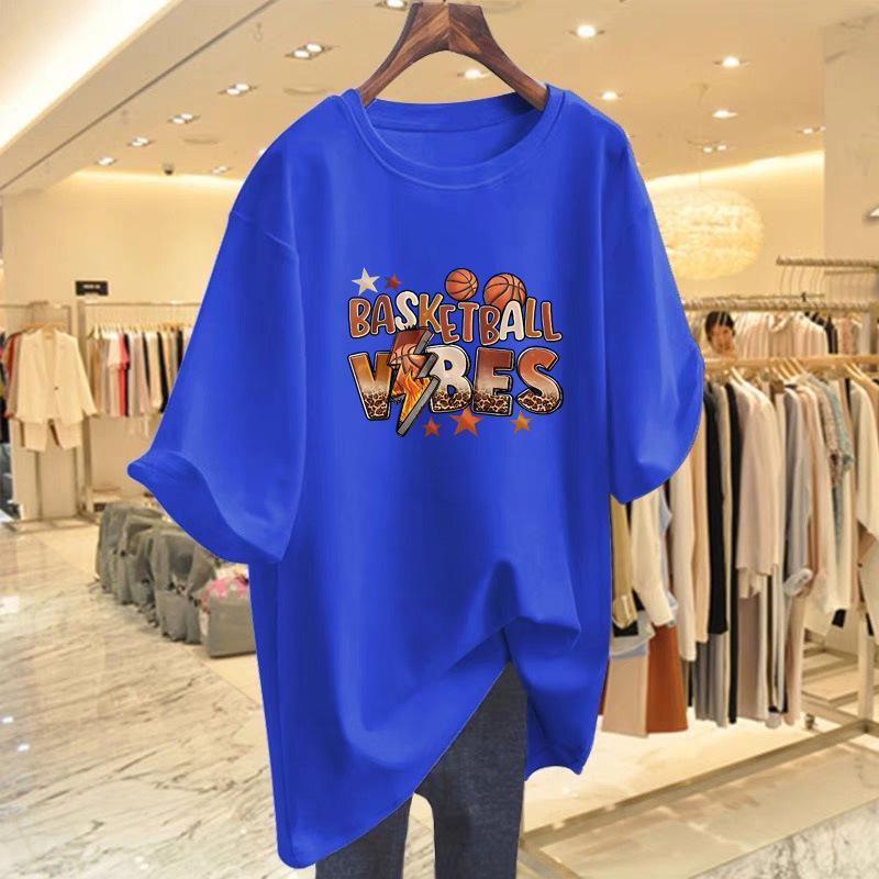 Korean Style Women's Summer Cartoon Casual Loose T-Shirt
