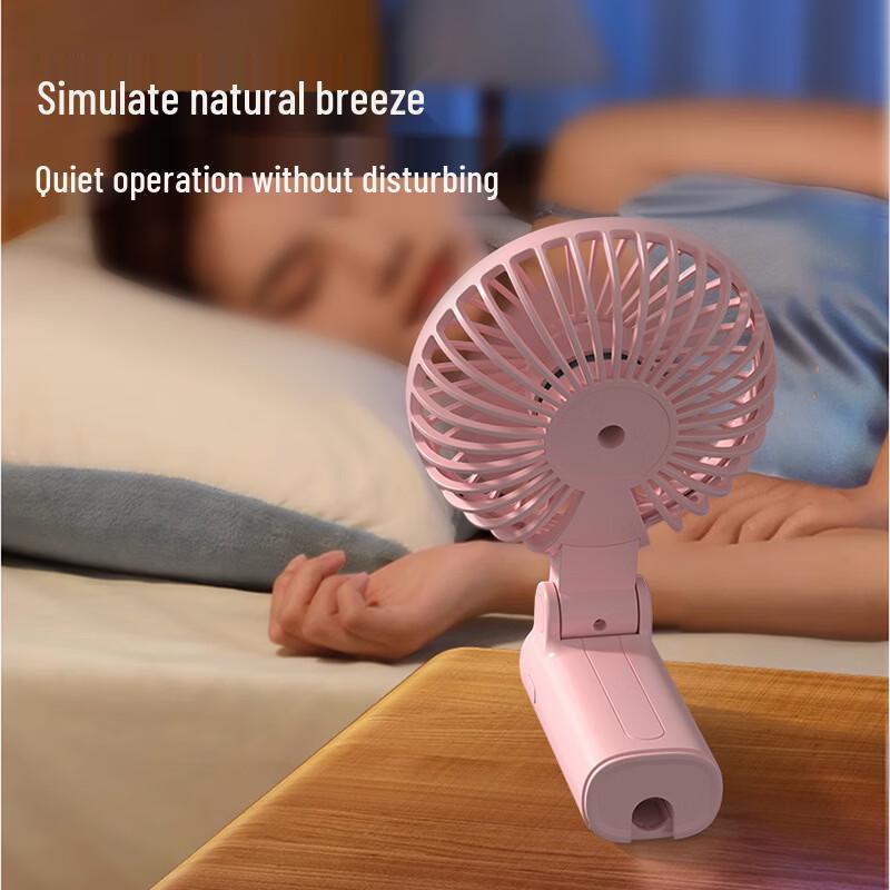 ZISIZ Portable Rechargeable Mini Desk Fan