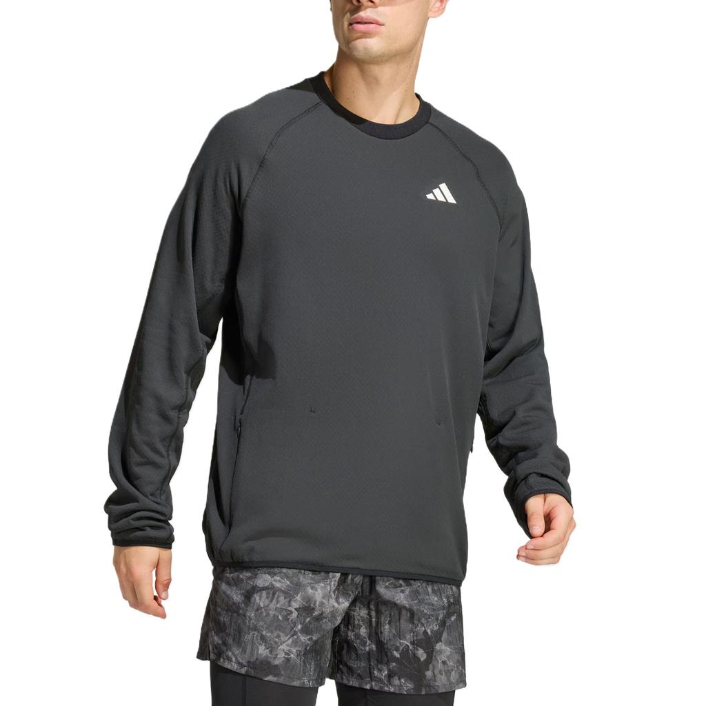 Adidas Warm Long Sleeve Solid Color Pullover Sweatshirt Men sweatshirt KA0316