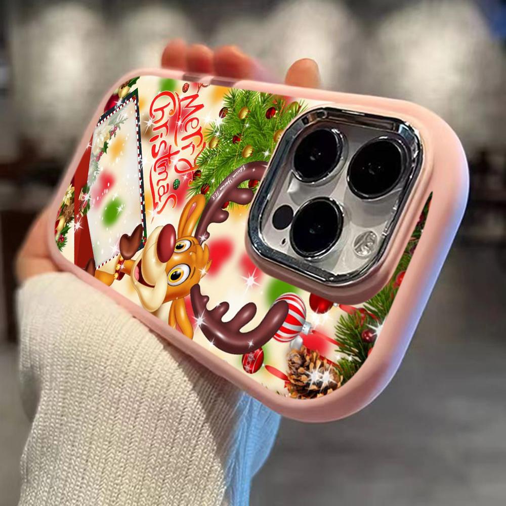 N107 Happy New Year Christmas art Soft Phone Cases для Samsung S24 S23 Plus A15 A35 A54 — фото 6