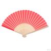 Chic Folding Silk Fabric fan for hand Wedding Bridal Favor painting Drawing