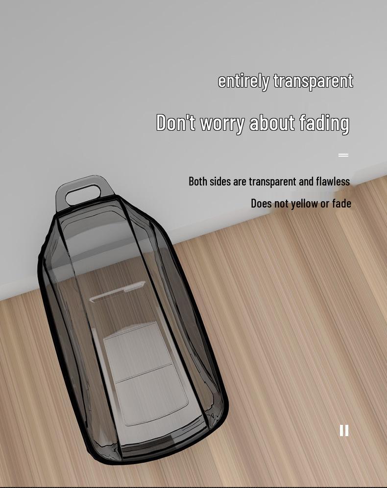 Compatible Transparent Key Case for 2023 Dongfeng Fengshen AX7 Mach & Yixuan GS/EV Models.