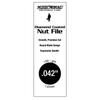 MUSIC NOMAD Diamond Coated Nut MN658 File, .042 inch,