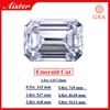 D-Farbe Moissanitstein Rund / Oval / Tropfen / Radiant / Smaragd / Herz / Prinzessin / Kissen / Asscher / Trilliant Schliff 1,0-5,0 Karat