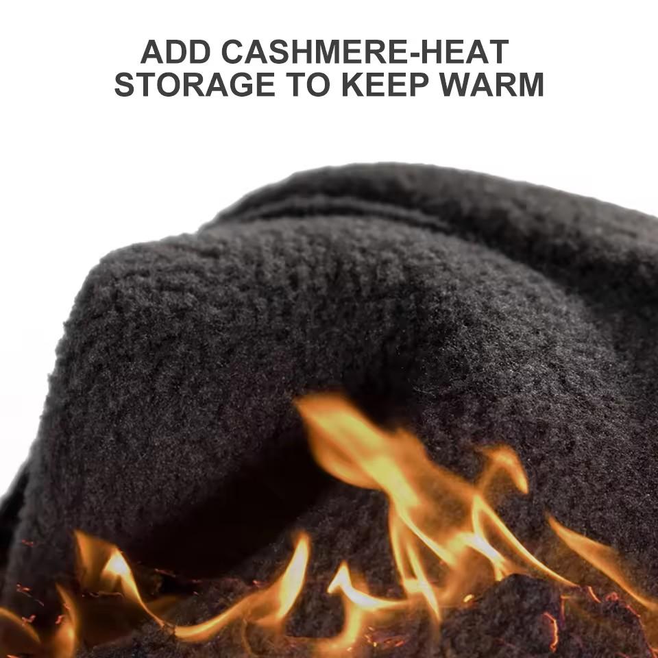 Winter Warm Thick Sports Gloves Silicone Non Slip Touch Screen Running Full Finger Gloves Camping Skiing Climbing Accessories