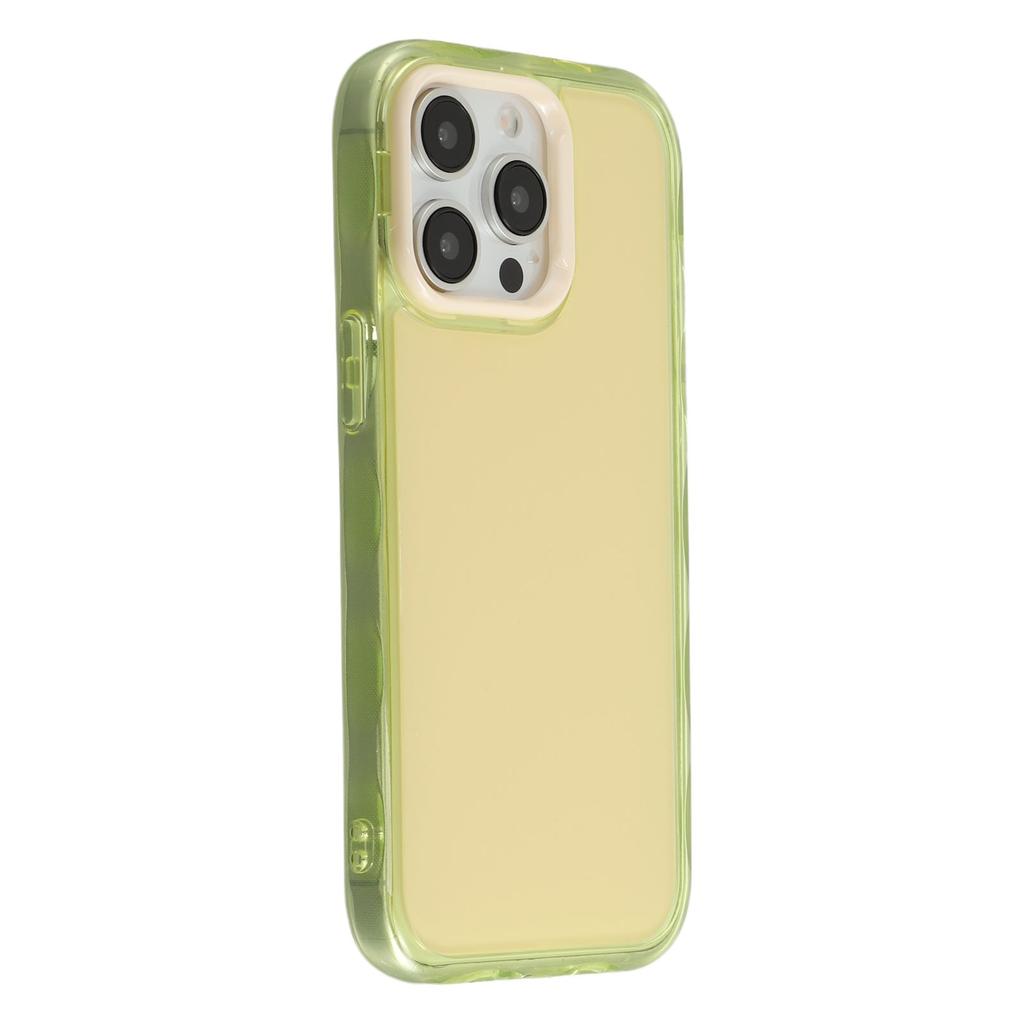 For iPhone 15 Pro Case Inner Wave Pattern TPU+Acrylic Phone Cover