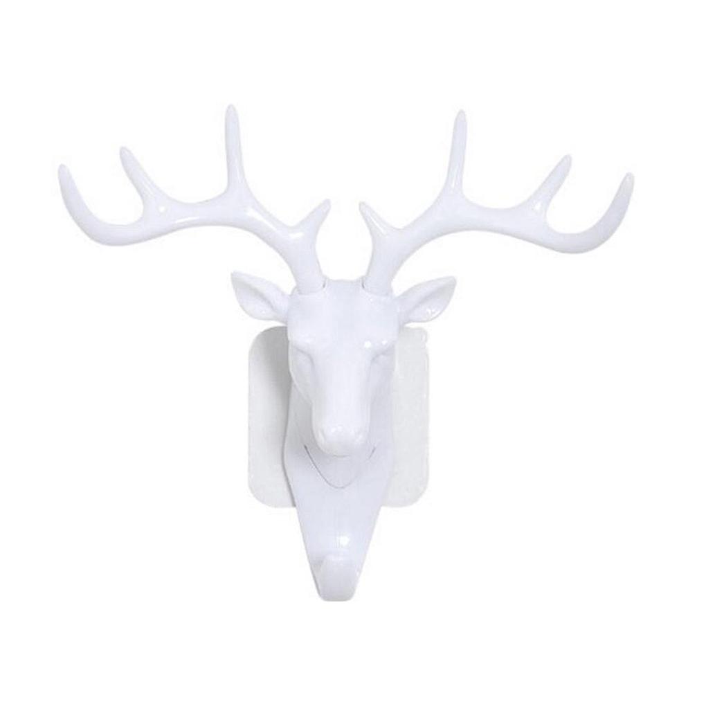 Deer Head Wall-Mounted Living Room Hat Rack Key Jewelry Frame Home Decoration no2