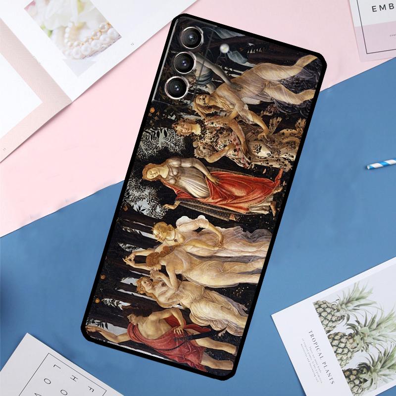 Renaissance art Painting Case For Samsung Galaxy S25 Ultra S24 S23 S22 S21 Ultra S9 S10 Plus S23 FE S25 FE Back Cover
