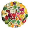 50Pcs Trendy Green Fruits And Vegetables Personalized Graffiti Stickers Creative Waterproof Removable Refrigerator Skateboard G